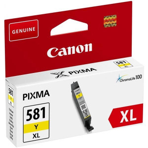 Canon originál ink CLI-581Y XL, yellow, 8,3ml, 2051C001, very high capacity, Canon PIXMA TR7550,TR8550,TS6150,TS6151,TS8150,TS8151