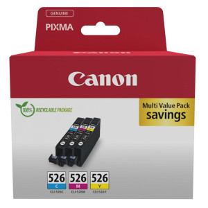 Canon original ink CLI-526 CMY, 4541B018, CMY, multipack