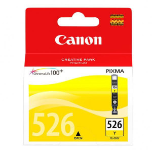 Canon originál ink CLI526Y, yellow, 9ml, 4543B001, Canon Pixma  MG5150, MG5250, MG6150, MG8150