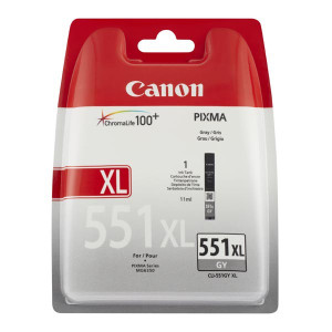 Canon original ink CLI551GY XL, grey, blister, 11ml, 6447B004, high capacity, Canon PIXMA iP7250, MG5450, MG6350, MG7550
