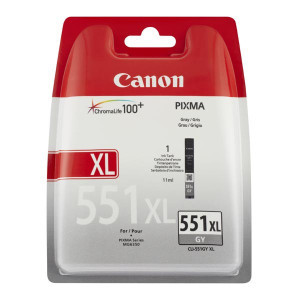 Canon original ink CLI-551  XL GY, 6447B004, grey, blister, 11ml, high capacity, -