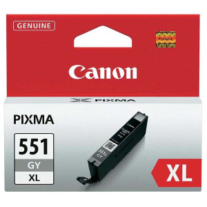 Canon original ink CLI551GY XL, grey, 11ml, 6447B001, high capacity, Canon PIXMA iP7250, MG5450, MG6350, MG7550