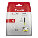 Canon originální ink CLI-551 XL Y, 6446B004, yellow, blistr, 11ml, high capacity