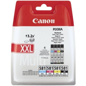 Canon original ink CLI-581XXL BK/C/M/Y MULTI, 1998C006, CMYK, 4*11.7ml