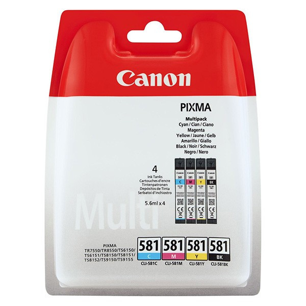 Canon original ink CLI-581 CMYK, 2103C005, CMYK, blister, 4*5,6ml, 4-pack