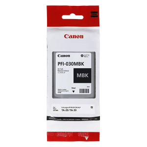 Canon originál ink PFI-030 MBK, 3488C001, matt black, 55ml