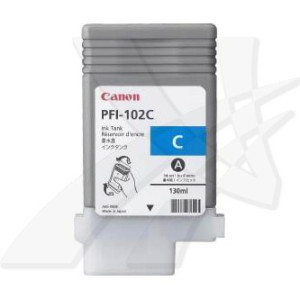 Canon original ink PFI-102 C, 0896B001, cyan, 130ml