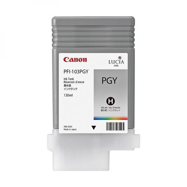 Canon original ink PFI103PGY, photo grey, 130ml, 2214B001, Canon iPF-5100, 6100