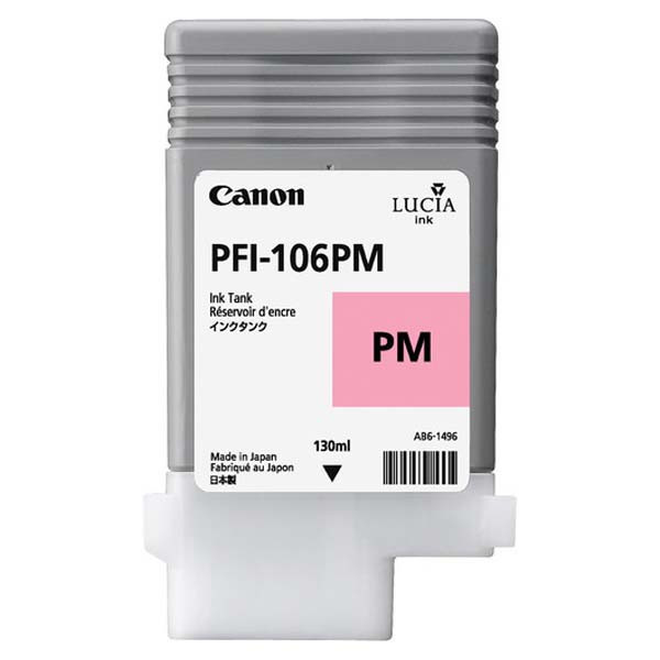 Canon originál ink PFI106PM, photo magenta, 130ml, 6626B001, Canon iPF-6300