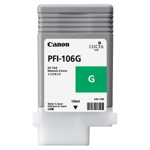 Canon originál ink PFI106G, green, 130ml, 6628B001, Canon iPF-6300
