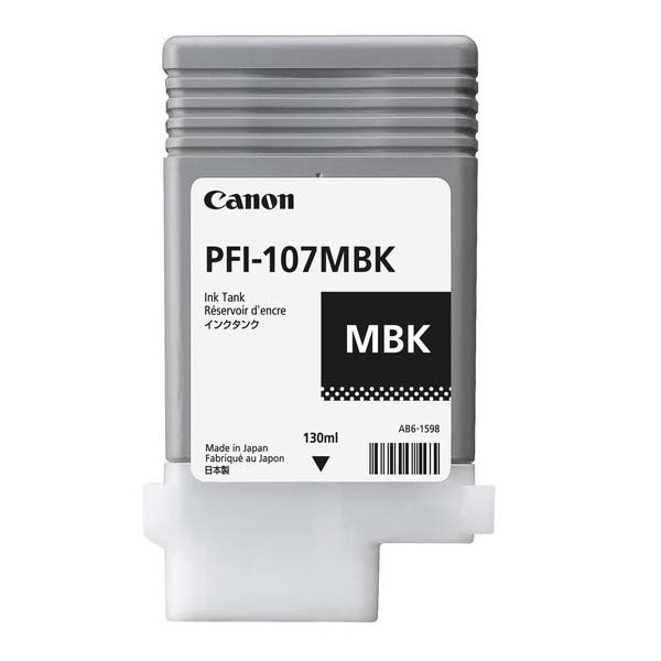 Canon original ink PFI107MBK, matte black, 130ml, 6704B001, Canon iPF-680, 685, 780, 785