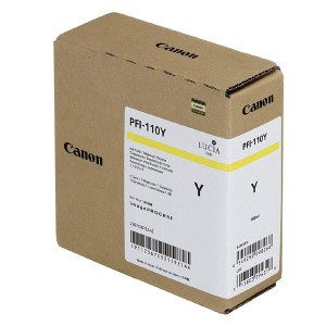 Canon original ink PFI-110 Y, 2367C001, yellow, 160ml