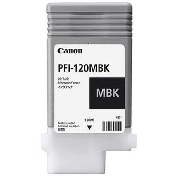 Canon originální ink PFI-120 MBK, 2884C001, matt black, 130ml