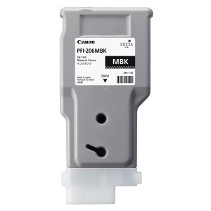 Canon originál ink PFI-206 MBK, 5302B001, matt black, 300ml