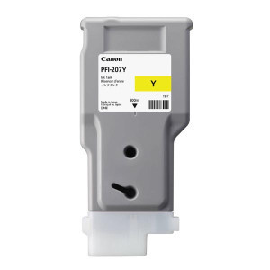 Canon originál ink PFI-207  Y, 8792B001, yellow, 300ml