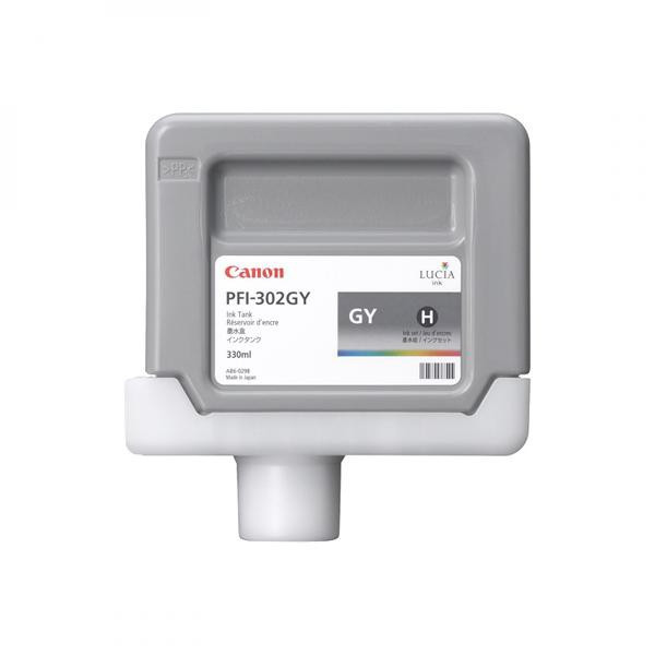 Canon original ink PFI-302 GY, 2217B001, grey, 330ml