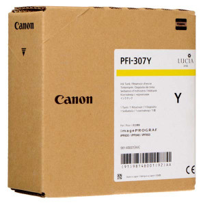 Canon original ink PFI-307 Y, 9814B001, yellow, 330ml