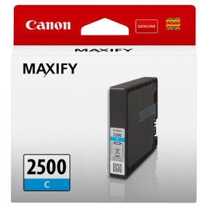 Canon originál ink PGI-2500 C, cyan, 9.6ml, 9301B001, Canon MAXIFY iB4050,iB4150,MB5050,MB5150,MB5350,MB5450