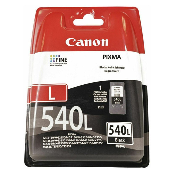Canon original ink PG-540L, 5224B011, black, blister s ochranou, 300str., 11ml, DOPREDAJ