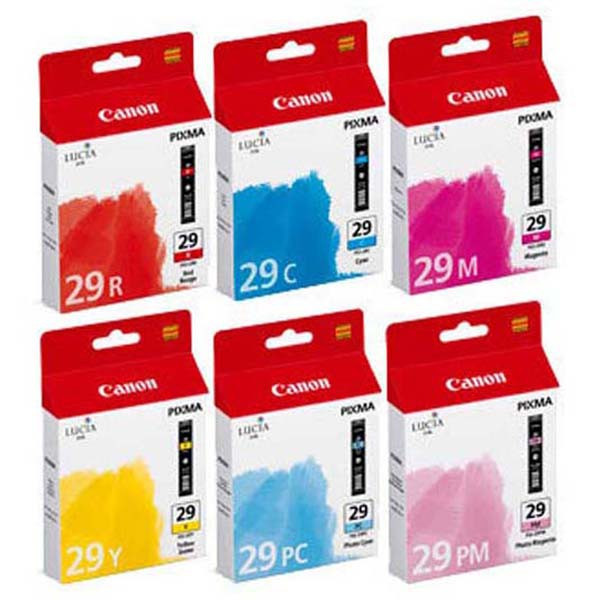Canon original ink PGI29 CMY/PC/PM/R Multi, CMYK, 4873B005, Canon PIXMA Pro 1, Poukážka k nákupu