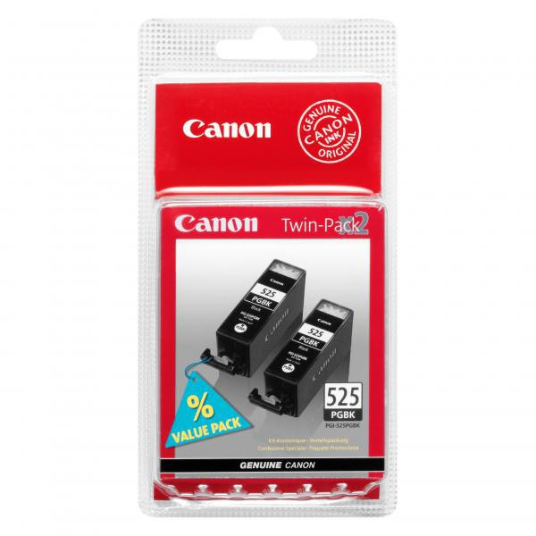 Canon originál ink PGI525PGBK Twin Pack, black, 2x19ml, 4529B010, 4529B006, Canon 2-pack Pixma  MG5150, 5250, 6150, 8150