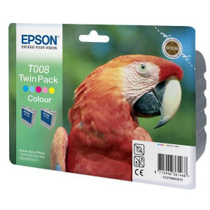 Epson original ink C13T008403, color, 440str., 2x92ml, 2ks