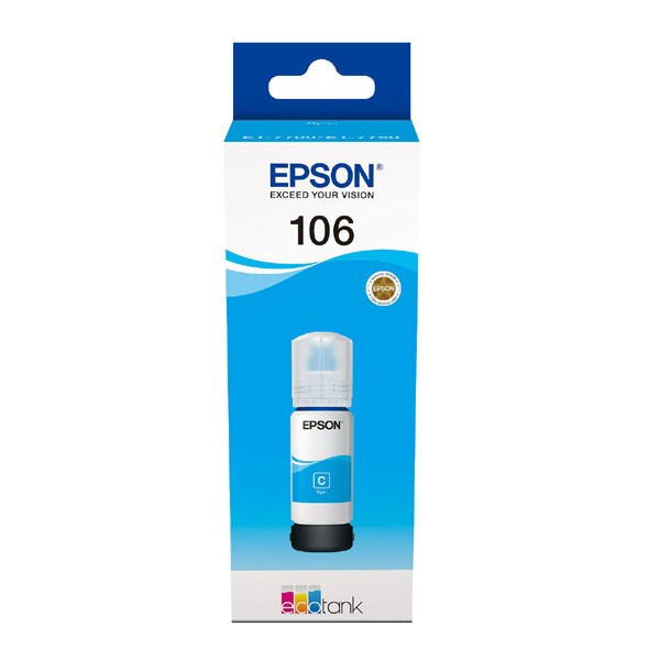 Epson original ink C13T00R240, 106, cyan, 70ml