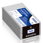 Epson original ink C33S020601, s SJIC22P(K), black