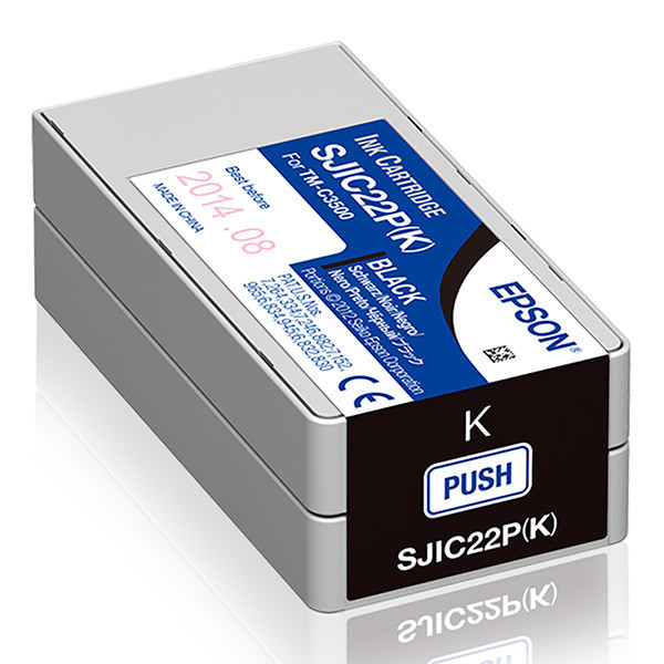 Epson original ink C33S020601, s SJIC22P(K), black