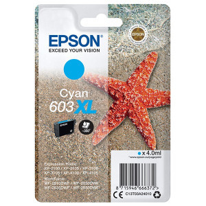 Epson original ink C13T03A24010, 603XL, cyan, 4.0ml