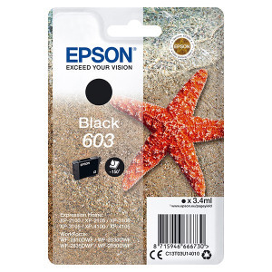 Epson original ink C13T03U14010, 603, black, 3.4ml