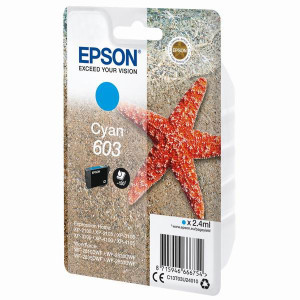 Epson original ink C13T03U24020, cyan, blister s ochranou, 2.4ml