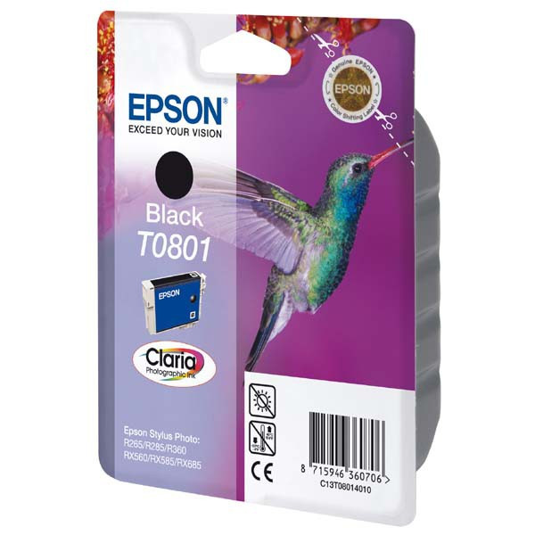 Epson original ink C13T08014011, black, 7,4ml