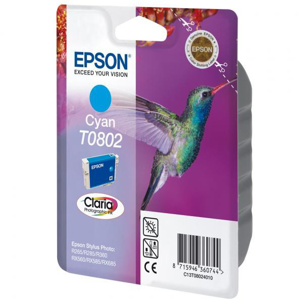 Epson original ink C13T08024011, cyan, 7,4ml