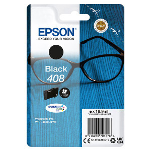 Epson original ink C13T09J14010, T09J140, 408, black, 18.9ml