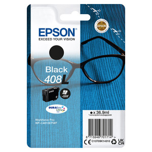 Epson original ink C13T09K14010, T09K140, 408L, black, 36.9ml