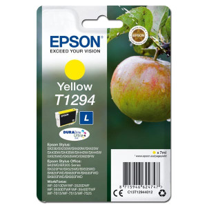Epson original ink C13T12944012, T1294, yellow, 485str., 7ml