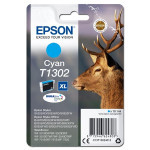 Epson original ink C13T13024012, T1302, cyan, 765str., 10,1ml