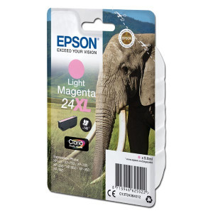Epson original ink C13T24364012, T2436, 24XL, light magenta, 9,8ml