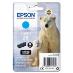 Epson original ink C13T26124012, T261240, cyan, 4,5ml