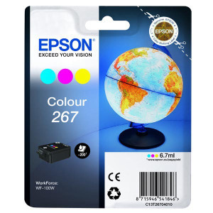 Epson original ink C13T26704010, 267, color, 6,7ml