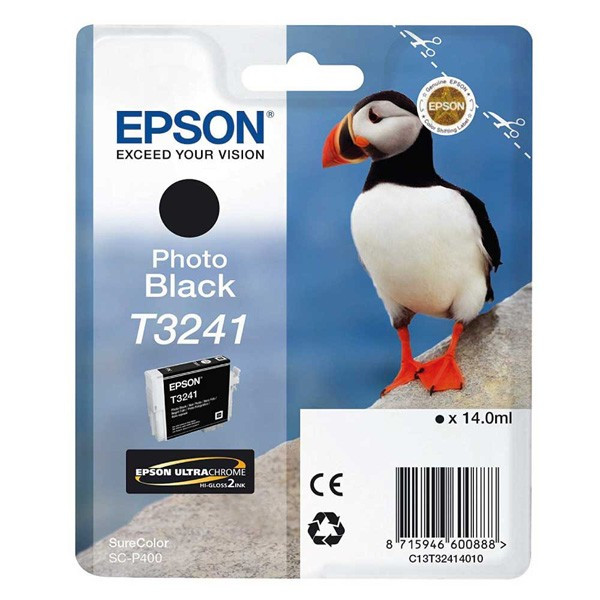 Epson original ink C13T32414010, photo black, 14ml, Epson SureColor SC-P400