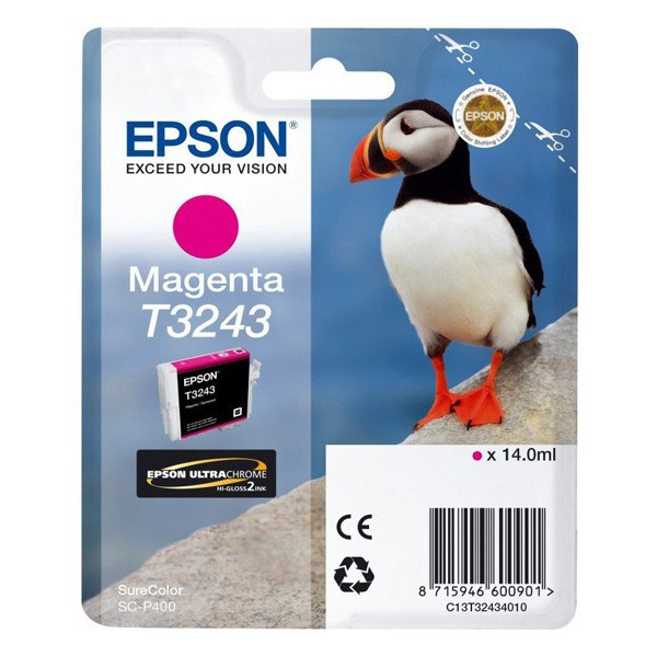 Epson original ink C13T32434010, magenta, 14ml