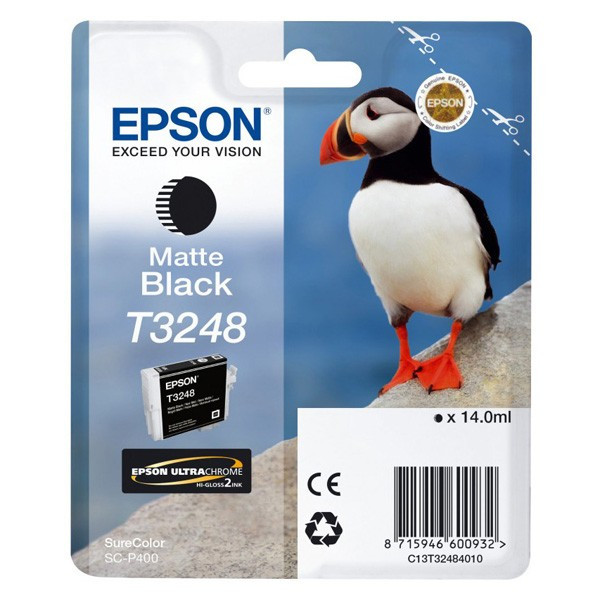 Epson original ink C13T32484010, matt black, 14ml, Epson SureColor SC-P400