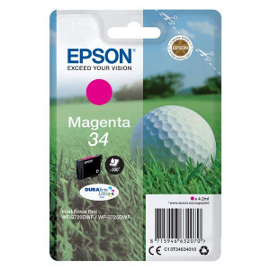 Epson original ink C13T34634010, T346340, magenta, 4.2ml