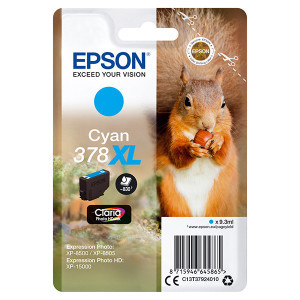 Epson original ink C13T37924010, 378XL, cyan, 9,3ml