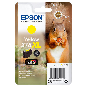 Epson originál ink C13T37944010, 378XL, yellow, 9,3ml