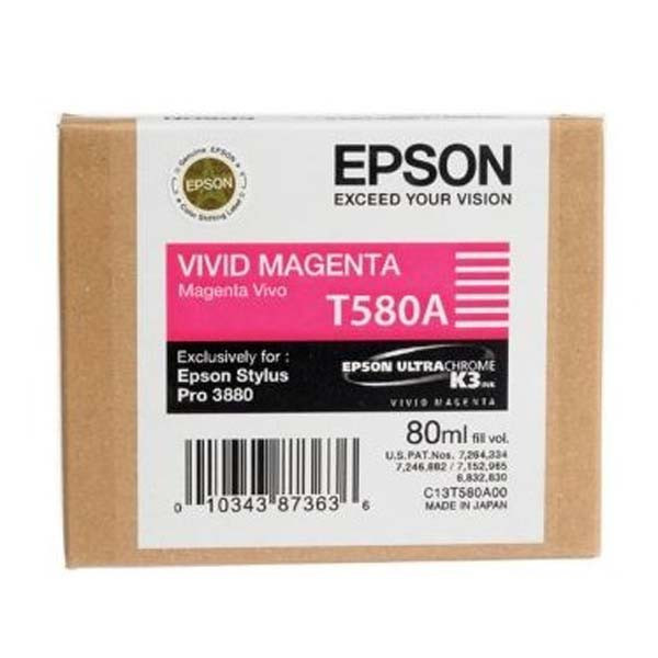 Epson original ink C13T580A00, vivid magenta, 80ml