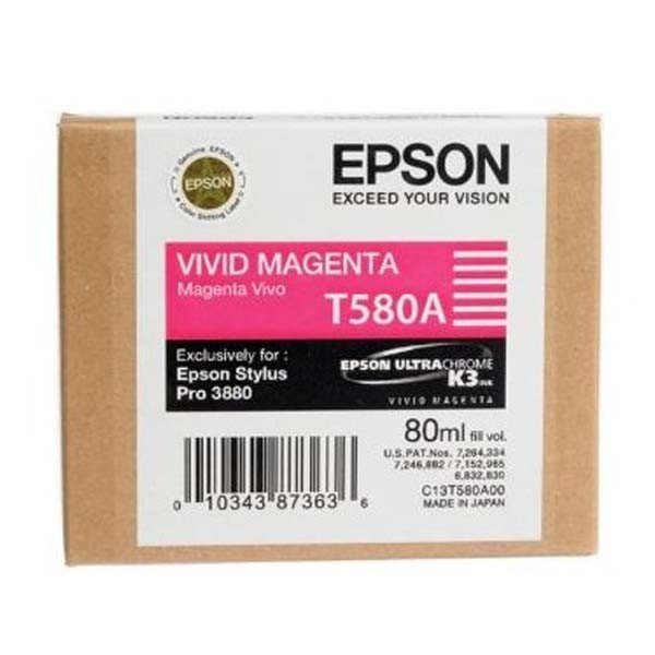 Epson original ink C13T580A00, vivid magenta, 80ml, Epson Stylus Pro 3800