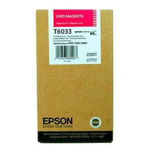 Epson original ink C13T603300, vivid magenta, 220ml, Epson Stylus Pro 7800, 9800